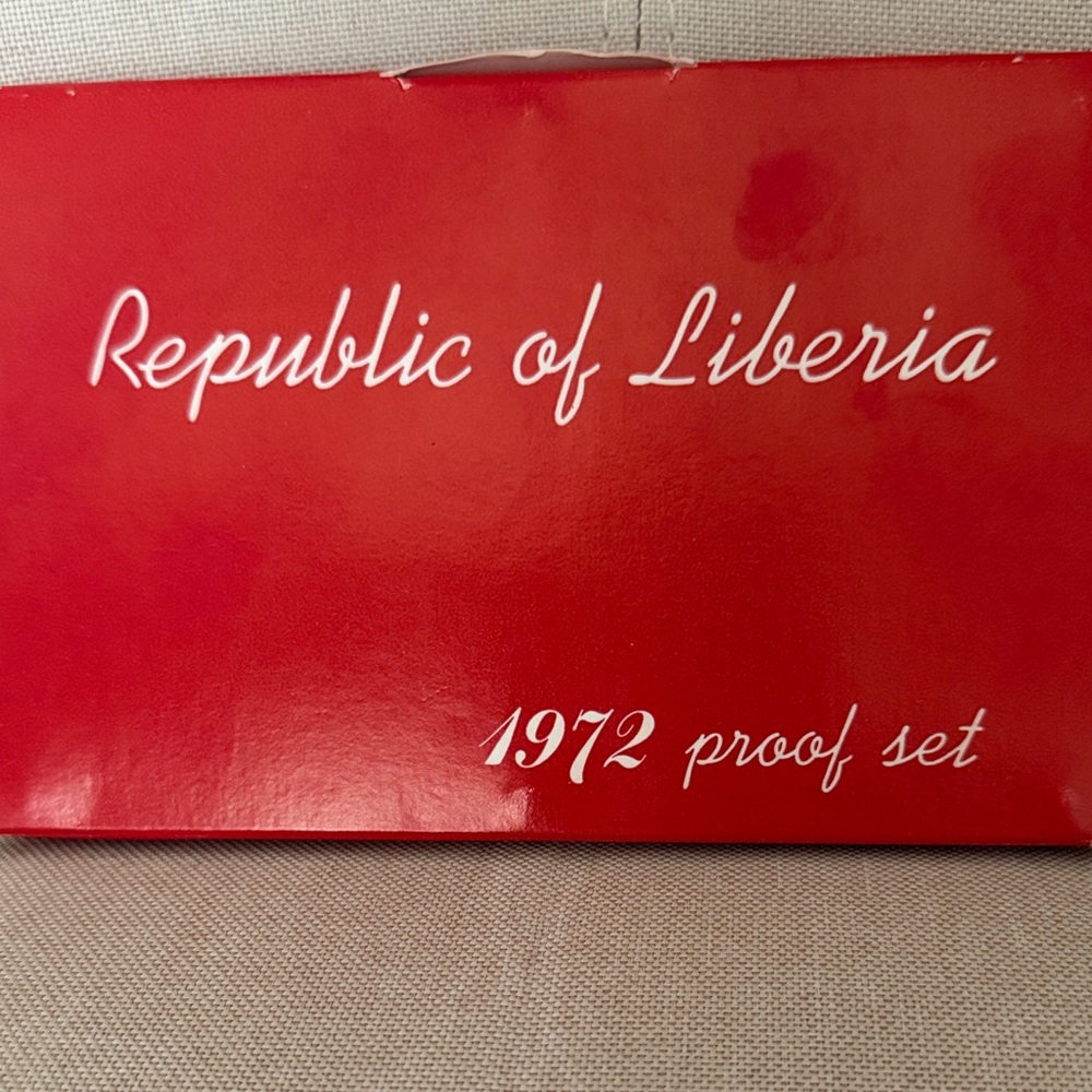 Republic of Liberia 1972 proof set